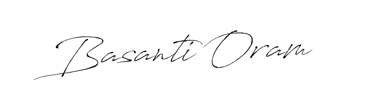 Design your own signature with our free online signature maker. With this signature software, you can create a handwritten (Antro_Vectra) signature for name Basanti Oram. Basanti Oram signature style 6 images and pictures png