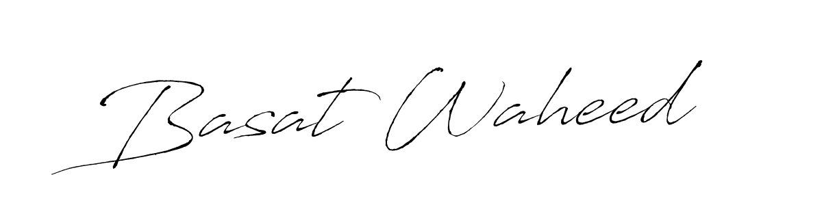 Create a beautiful signature design for name Basat Waheed. With this signature (Antro_Vectra) fonts, you can make a handwritten signature for free. Basat Waheed signature style 6 images and pictures png