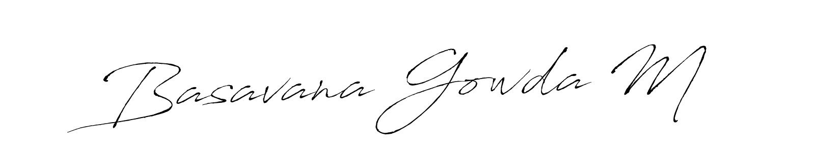 Also You can easily find your signature by using the search form. We will create Basavana Gowda M name handwritten signature images for you free of cost using Antro_Vectra sign style. Basavana Gowda M signature style 6 images and pictures png