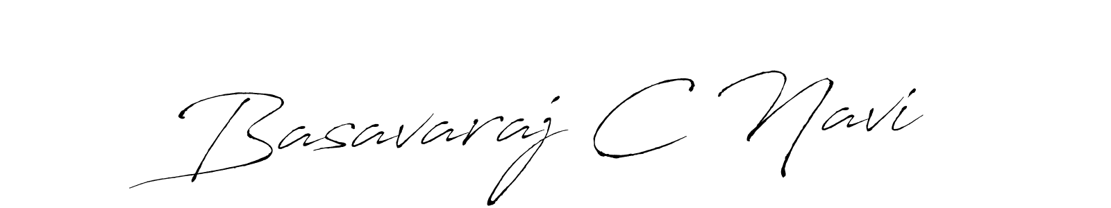 Create a beautiful signature design for name Basavaraj C Navi. With this signature (Antro_Vectra) fonts, you can make a handwritten signature for free. Basavaraj C Navi signature style 6 images and pictures png