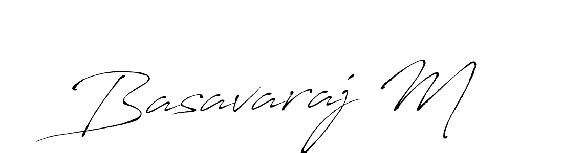 How to make Basavaraj M name signature. Use Antro_Vectra style for creating short signs online. This is the latest handwritten sign. Basavaraj M signature style 6 images and pictures png