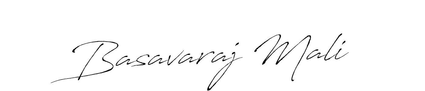 Make a beautiful signature design for name Basavaraj Mali. With this signature (Antro_Vectra) style, you can create a handwritten signature for free. Basavaraj Mali signature style 6 images and pictures png