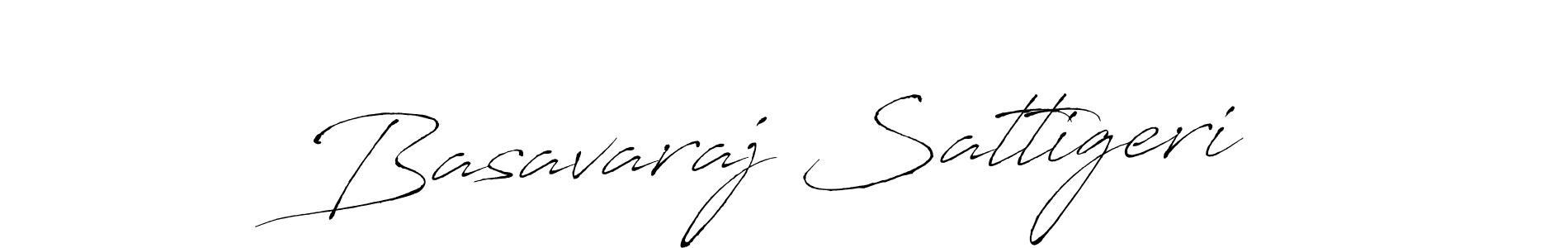 Create a beautiful signature design for name Basavaraj Sattigeri. With this signature (Antro_Vectra) fonts, you can make a handwritten signature for free. Basavaraj Sattigeri signature style 6 images and pictures png