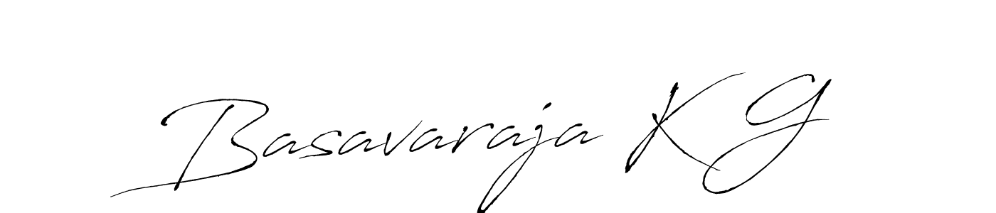 Design your own signature with our free online signature maker. With this signature software, you can create a handwritten (Antro_Vectra) signature for name Basavaraja K G. Basavaraja K G signature style 6 images and pictures png