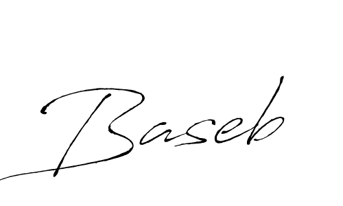 Antro_Vectra is a professional signature style that is perfect for those who want to add a touch of class to their signature. It is also a great choice for those who want to make their signature more unique. Get Baseb name to fancy signature for free. Baseb signature style 6 images and pictures png