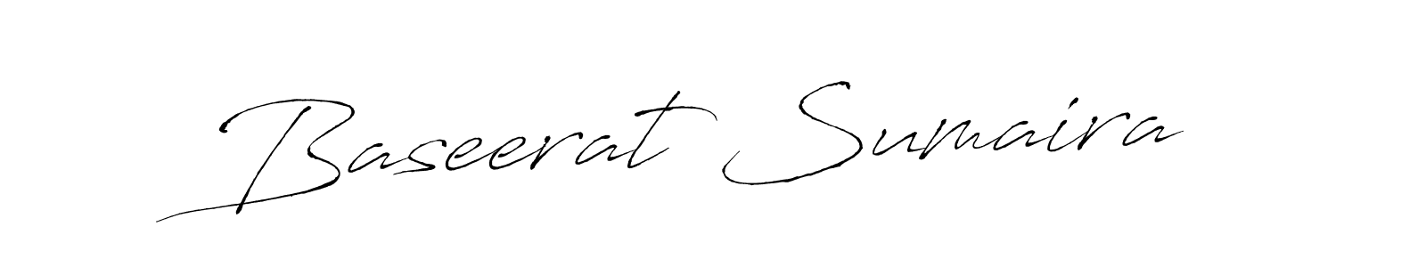 Baseerat Sumaira stylish signature style. Best Handwritten Sign (Antro_Vectra) for my name. Handwritten Signature Collection Ideas for my name Baseerat Sumaira. Baseerat Sumaira signature style 6 images and pictures png