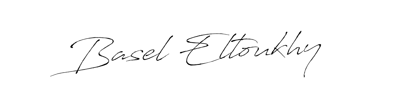 Antro_Vectra is a professional signature style that is perfect for those who want to add a touch of class to their signature. It is also a great choice for those who want to make their signature more unique. Get Basel Eltoukhy name to fancy signature for free. Basel Eltoukhy signature style 6 images and pictures png