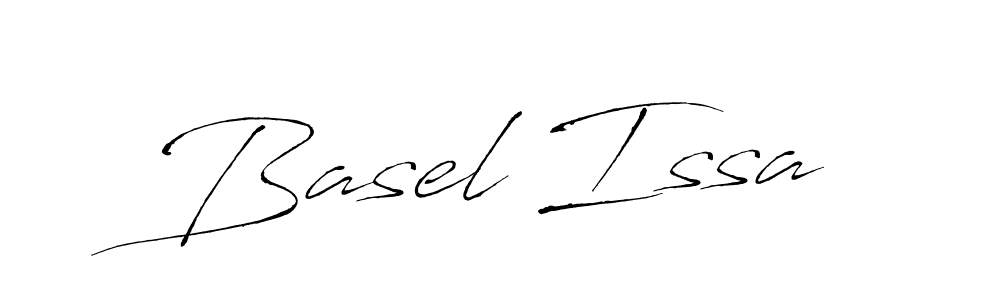 How to make Basel Issa signature? Antro_Vectra is a professional autograph style. Create handwritten signature for Basel Issa name. Basel Issa signature style 6 images and pictures png
