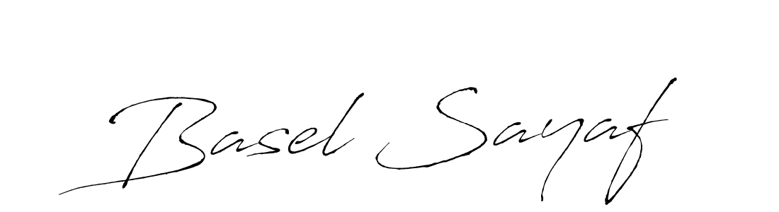 Create a beautiful signature design for name Basel Sayaf. With this signature (Antro_Vectra) fonts, you can make a handwritten signature for free. Basel Sayaf signature style 6 images and pictures png