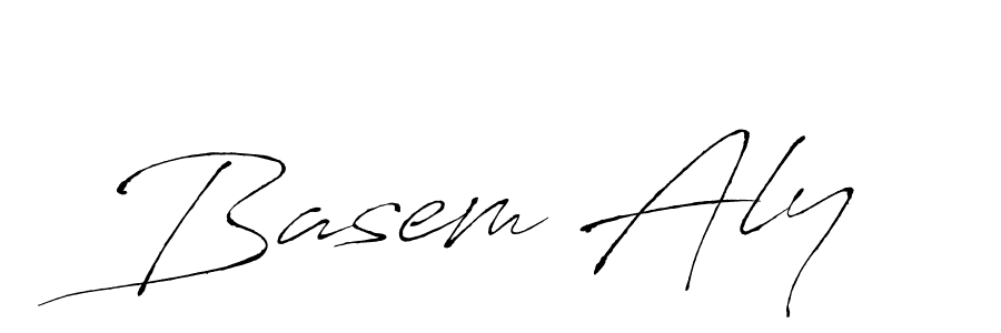Also we have Basem Aly name is the best signature style. Create professional handwritten signature collection using Antro_Vectra autograph style. Basem Aly signature style 6 images and pictures png