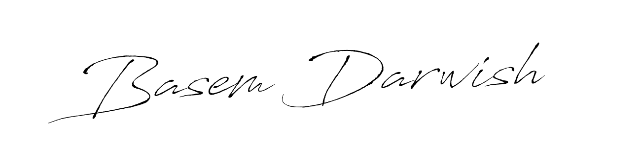 The best way (Antro_Vectra) to make a short signature is to pick only two or three words in your name. The name Basem Darwish include a total of six letters. For converting this name. Basem Darwish signature style 6 images and pictures png