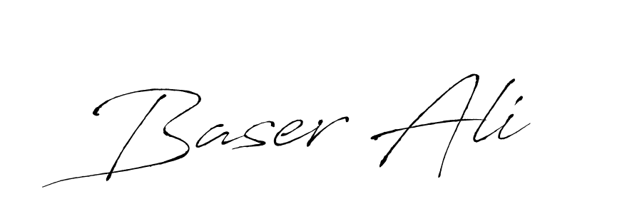 Use a signature maker to create a handwritten signature online. With this signature software, you can design (Antro_Vectra) your own signature for name Baser Ali. Baser Ali signature style 6 images and pictures png