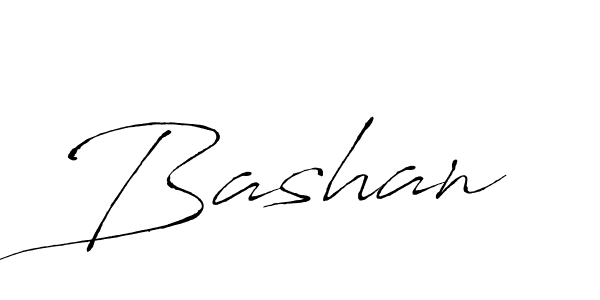 Make a beautiful signature design for name Bashan. With this signature (Antro_Vectra) style, you can create a handwritten signature for free. Bashan signature style 6 images and pictures png