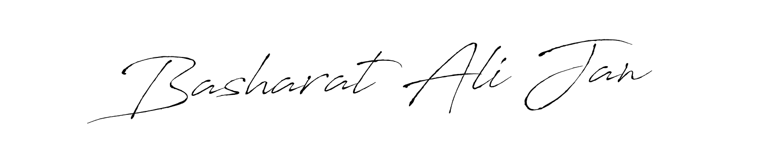 Basharat Ali Jan stylish signature style. Best Handwritten Sign (Antro_Vectra) for my name. Handwritten Signature Collection Ideas for my name Basharat Ali Jan. Basharat Ali Jan signature style 6 images and pictures png