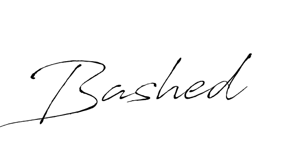 How to make Bashed signature? Antro_Vectra is a professional autograph style. Create handwritten signature for Bashed name. Bashed signature style 6 images and pictures png