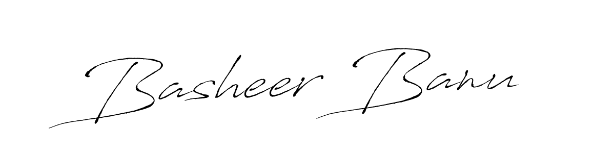Make a beautiful signature design for name Basheer Banu. With this signature (Antro_Vectra) style, you can create a handwritten signature for free. Basheer Banu signature style 6 images and pictures png