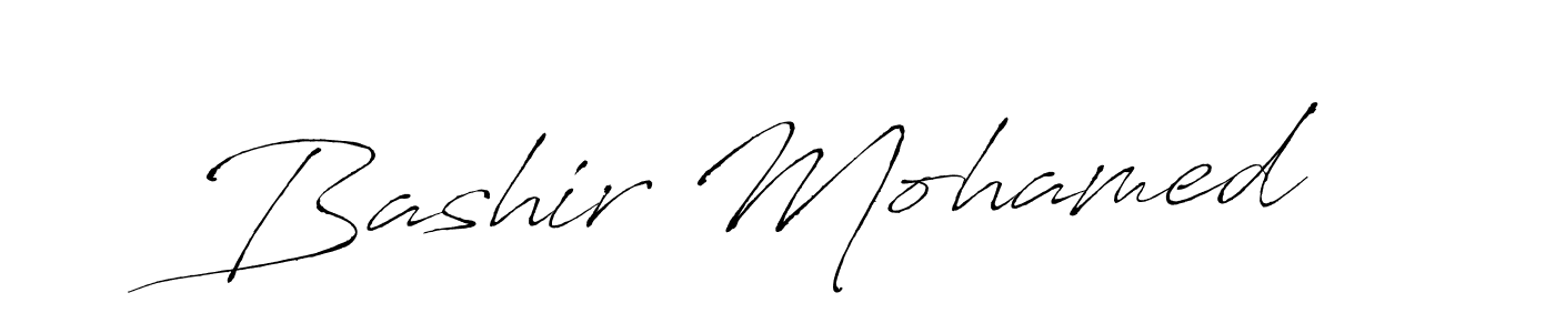 How to make Bashir Mohamed signature? Antro_Vectra is a professional autograph style. Create handwritten signature for Bashir Mohamed name. Bashir Mohamed signature style 6 images and pictures png