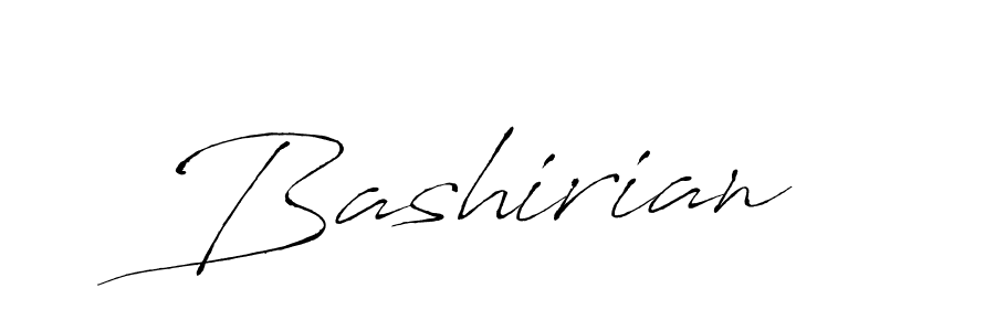 Use a signature maker to create a handwritten signature online. With this signature software, you can design (Antro_Vectra) your own signature for name Bashirian. Bashirian signature style 6 images and pictures png