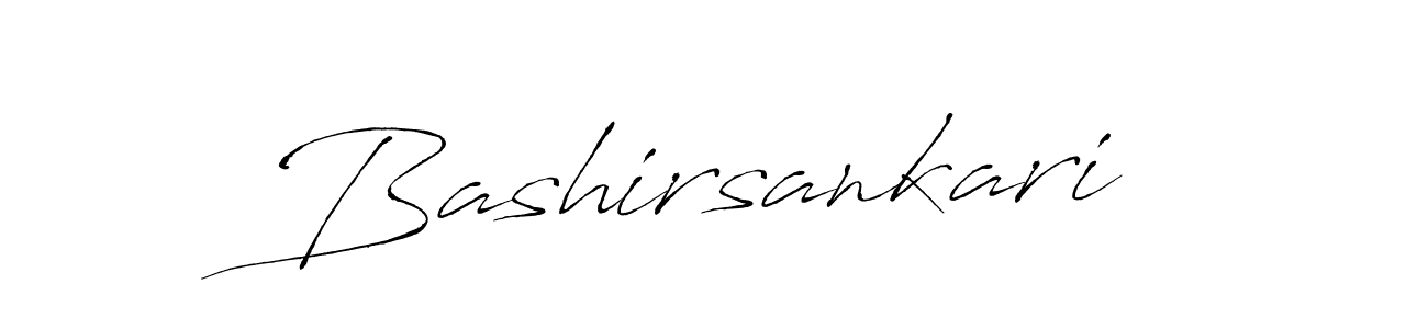 How to make Bashirsankari name signature. Use Antro_Vectra style for creating short signs online. This is the latest handwritten sign. Bashirsankari signature style 6 images and pictures png