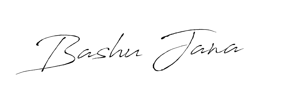 Antro_Vectra is a professional signature style that is perfect for those who want to add a touch of class to their signature. It is also a great choice for those who want to make their signature more unique. Get Bashu Jana name to fancy signature for free. Bashu Jana signature style 6 images and pictures png