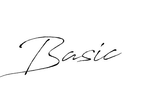 Use a signature maker to create a handwritten signature online. With this signature software, you can design (Antro_Vectra) your own signature for name Basic. Basic signature style 6 images and pictures png
