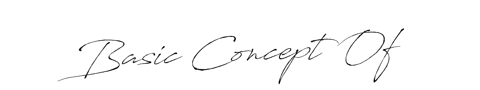 Also we have Basic Concept Of name is the best signature style. Create professional handwritten signature collection using Antro_Vectra autograph style. Basic Concept Of signature style 6 images and pictures png
