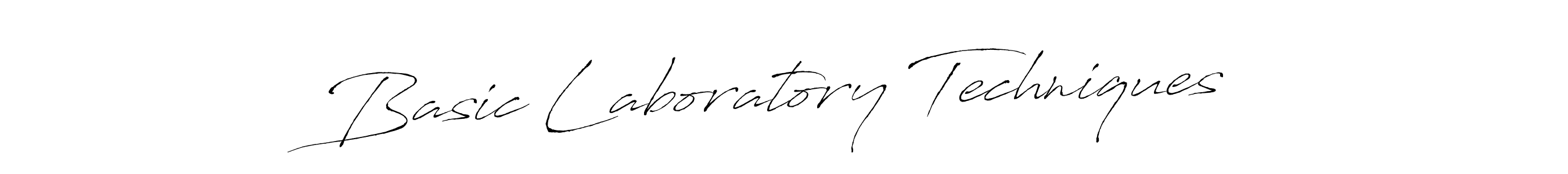 Create a beautiful signature design for name Basic Laboratory Techniques. With this signature (Antro_Vectra) fonts, you can make a handwritten signature for free. Basic Laboratory Techniques signature style 6 images and pictures png