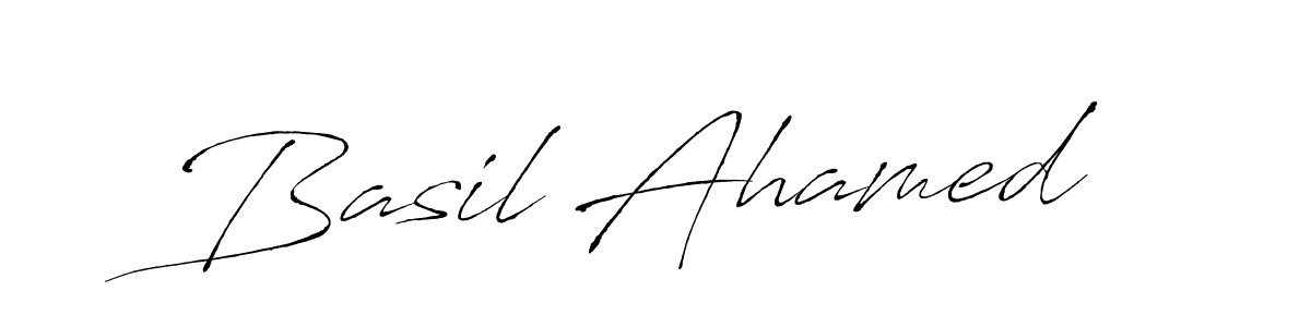 How to make Basil Ahamed signature? Antro_Vectra is a professional autograph style. Create handwritten signature for Basil Ahamed name. Basil Ahamed signature style 6 images and pictures png