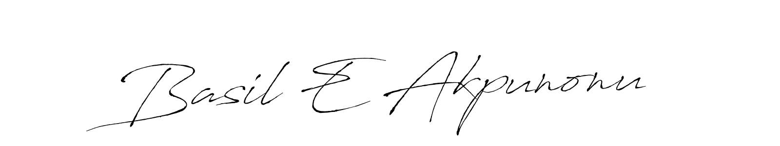 You should practise on your own different ways (Antro_Vectra) to write your name (Basil E Akpunonu) in signature. don't let someone else do it for you. Basil E Akpunonu signature style 6 images and pictures png