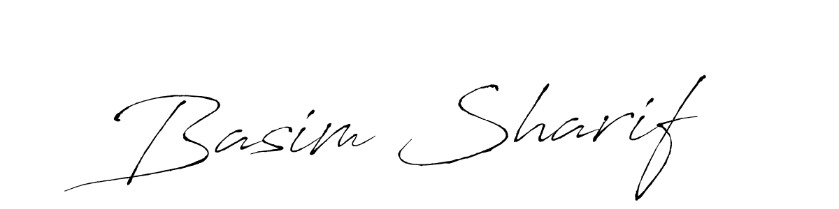 Use a signature maker to create a handwritten signature online. With this signature software, you can design (Antro_Vectra) your own signature for name Basim Sharif. Basim Sharif signature style 6 images and pictures png