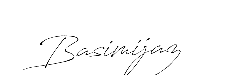 The best way (Antro_Vectra) to make a short signature is to pick only two or three words in your name. The name Basimijaz include a total of six letters. For converting this name. Basimijaz signature style 6 images and pictures png