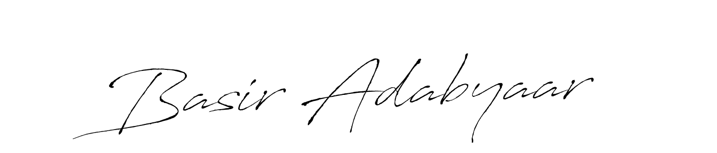 Also we have Basir Adabyaar name is the best signature style. Create professional handwritten signature collection using Antro_Vectra autograph style. Basir Adabyaar signature style 6 images and pictures png