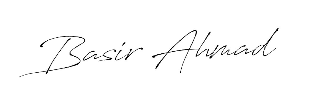 Create a beautiful signature design for name Basir Ahmad. With this signature (Antro_Vectra) fonts, you can make a handwritten signature for free. Basir Ahmad signature style 6 images and pictures png