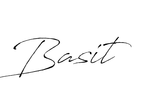 Design your own signature with our free online signature maker. With this signature software, you can create a handwritten (Antro_Vectra) signature for name Basit. Basit signature style 6 images and pictures png