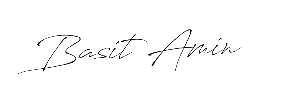 Use a signature maker to create a handwritten signature online. With this signature software, you can design (Antro_Vectra) your own signature for name Basit Amin. Basit Amin signature style 6 images and pictures png