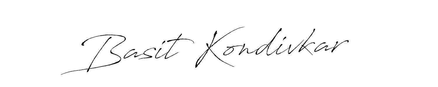 It looks lik you need a new signature style for name Basit Kondivkar. Design unique handwritten (Antro_Vectra) signature with our free signature maker in just a few clicks. Basit Kondivkar signature style 6 images and pictures png