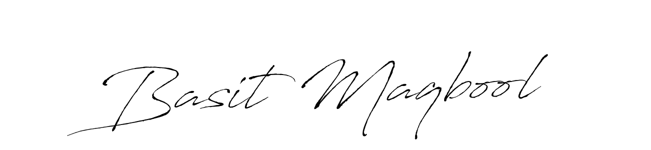 Also You can easily find your signature by using the search form. We will create Basit Maqbool name handwritten signature images for you free of cost using Antro_Vectra sign style. Basit Maqbool signature style 6 images and pictures png
