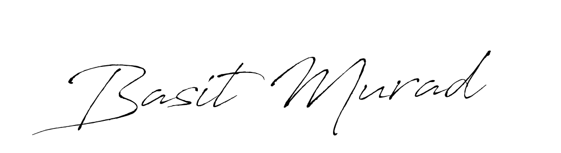 Make a beautiful signature design for name Basit Murad. With this signature (Antro_Vectra) style, you can create a handwritten signature for free. Basit Murad signature style 6 images and pictures png