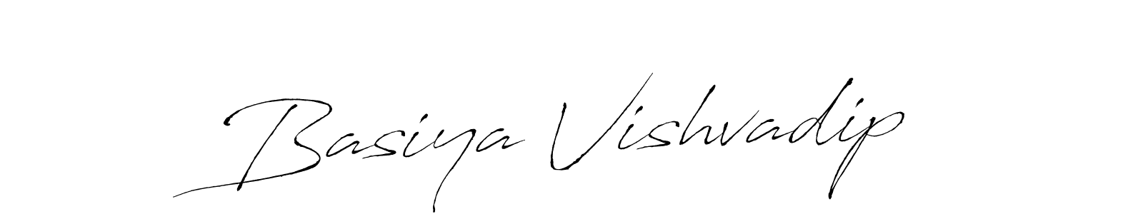 Antro_Vectra is a professional signature style that is perfect for those who want to add a touch of class to their signature. It is also a great choice for those who want to make their signature more unique. Get Basiya Vishvadip name to fancy signature for free. Basiya Vishvadip signature style 6 images and pictures png