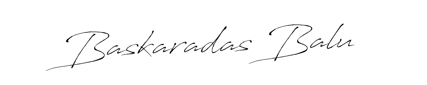 How to make Baskaradas Balu signature? Antro_Vectra is a professional autograph style. Create handwritten signature for Baskaradas Balu name. Baskaradas Balu signature style 6 images and pictures png