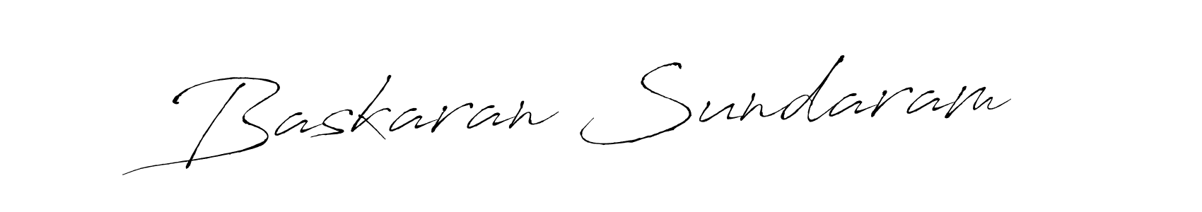Baskaran Sundaram stylish signature style. Best Handwritten Sign (Antro_Vectra) for my name. Handwritten Signature Collection Ideas for my name Baskaran Sundaram. Baskaran Sundaram signature style 6 images and pictures png