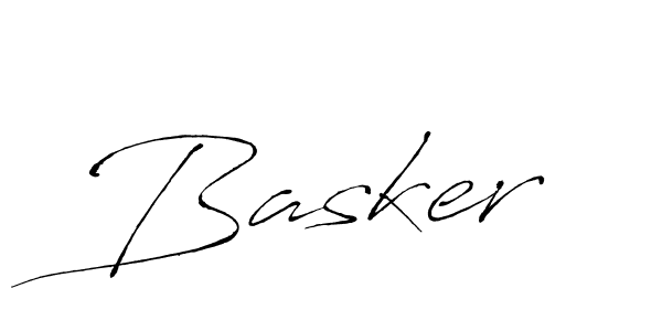 You should practise on your own different ways (Antro_Vectra) to write your name (Basker) in signature. don't let someone else do it for you. Basker signature style 6 images and pictures png