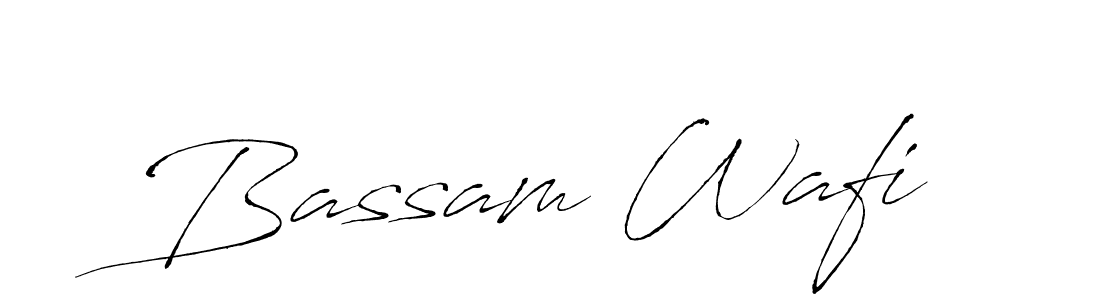 Also we have Bassam Wafi name is the best signature style. Create professional handwritten signature collection using Antro_Vectra autograph style. Bassam Wafi signature style 6 images and pictures png
