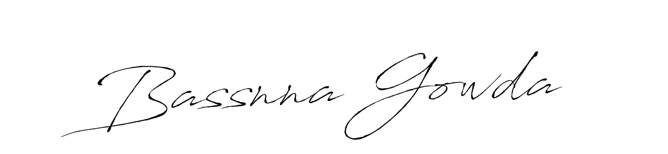 It looks lik you need a new signature style for name Bassnna Gowda. Design unique handwritten (Antro_Vectra) signature with our free signature maker in just a few clicks. Bassnna Gowda signature style 6 images and pictures png