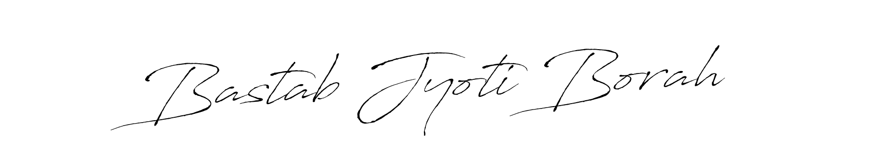 Design your own signature with our free online signature maker. With this signature software, you can create a handwritten (Antro_Vectra) signature for name Bastab Jyoti Borah. Bastab Jyoti Borah signature style 6 images and pictures png