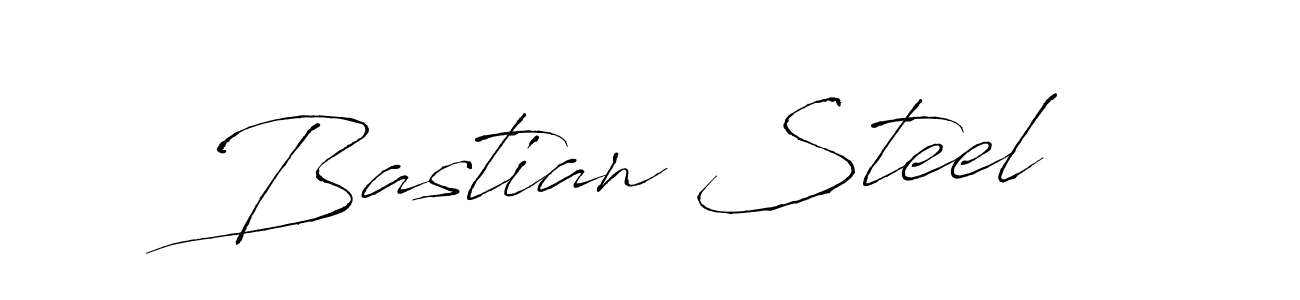 Design your own signature with our free online signature maker. With this signature software, you can create a handwritten (Antro_Vectra) signature for name Bastian Steel. Bastian Steel signature style 6 images and pictures png