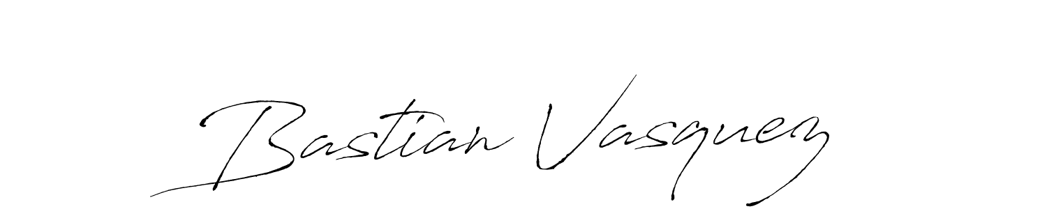 Make a beautiful signature design for name Bastian Vasquez. With this signature (Antro_Vectra) style, you can create a handwritten signature for free. Bastian Vasquez signature style 6 images and pictures png