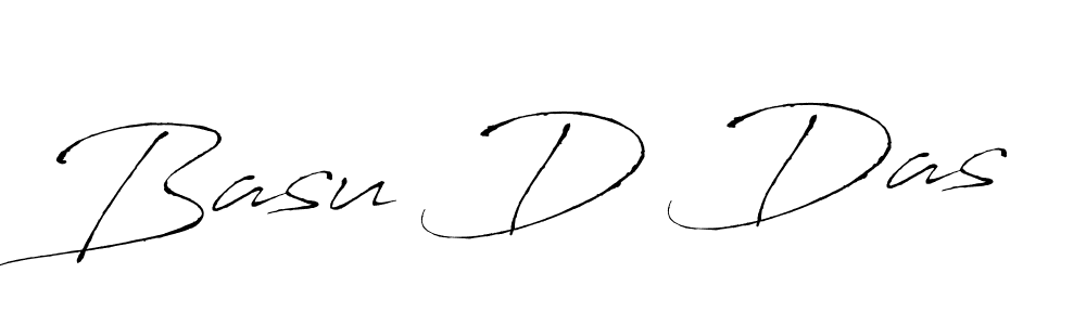 How to make Basu D Das signature? Antro_Vectra is a professional autograph style. Create handwritten signature for Basu D Das name. Basu D Das signature style 6 images and pictures png