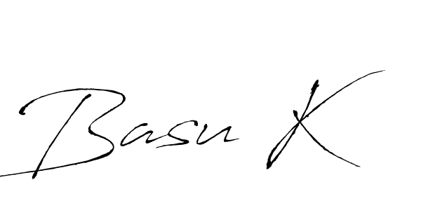 Also we have Basu K name is the best signature style. Create professional handwritten signature collection using Antro_Vectra autograph style. Basu K signature style 6 images and pictures png