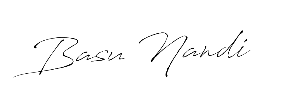 You should practise on your own different ways (Antro_Vectra) to write your name (Basu Nandi) in signature. don't let someone else do it for you. Basu Nandi signature style 6 images and pictures png